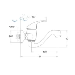יועם 5512, מהקיר פייה קצרה גבוהה