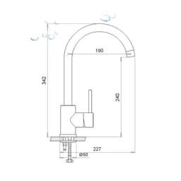 פרח לכיור רחצה, YV יועם 7855